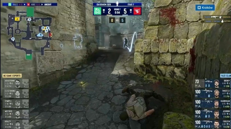 🎮地图熟练度差距！Twistzz火力全开单图21杀 Faze淘汰BC.GAME