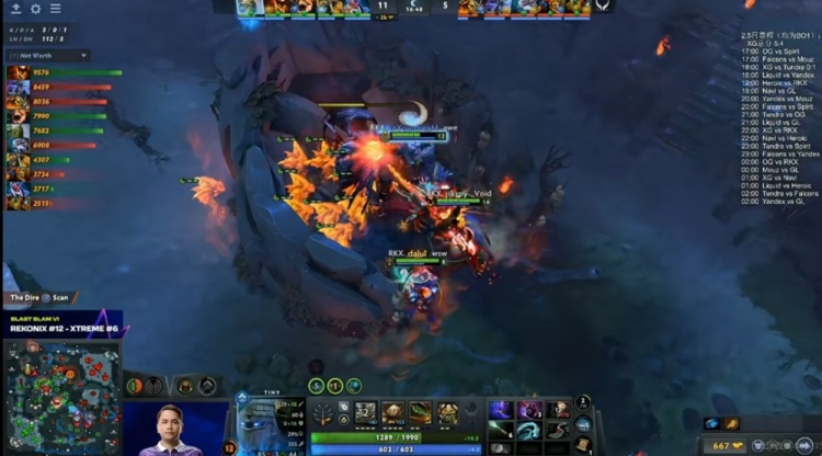 🎮感觉压力不大！NTS电魂BKB团战切入无人可挡 XG击败REKONIX