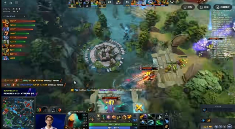 🎮感觉压力不大！NTS电魂BKB团战切入无人可挡 XG击败REKONIX