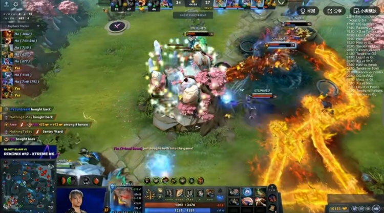 🎮感觉压力不大！NTS电魂BKB团战切入无人可挡 XG击败REKONIX