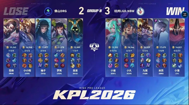 🎮LGD鏖战五局拿下DRG成功拿下积分优势！LGD 3-2 DRG【球盟会】