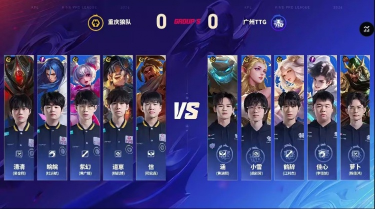 🎮战斗！狼队精彩对决博弈到底鏖战五局战胜TTG 狼队 3-2 TTG