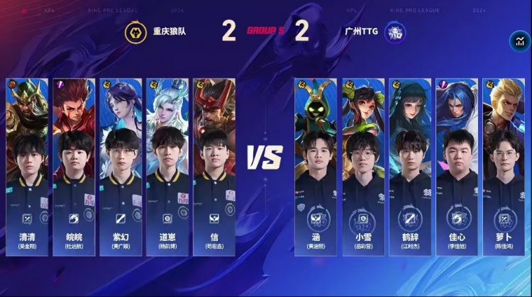 🎮战斗！狼队精彩对决博弈到底鏖战五局战胜TTG 狼队 3-2 TTG