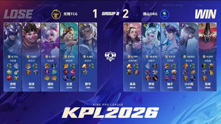 🎮再见了K甲冠军！TCG虎头蛇尾被DRG 3-1 拿下继续连败之路！