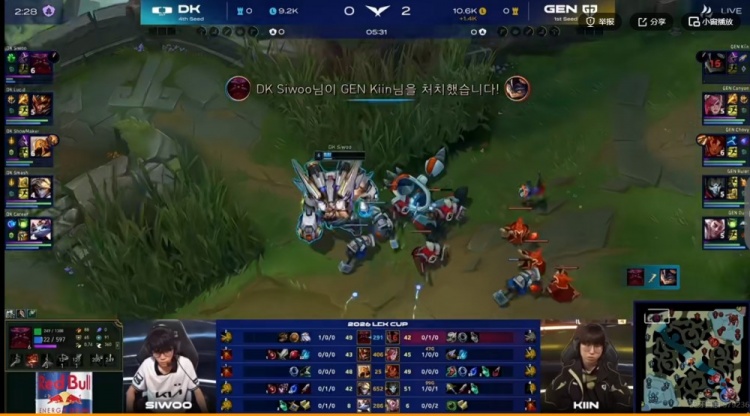 🎮我看GEN也是越来越顺脚了！下路打爆形成连锁反应 GEN赢首局