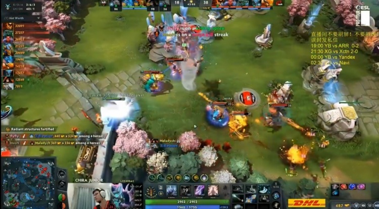 【蜗牛电竞】🎮小局首胜！不断进攻打崩对手flyfly影魔团战收割 YB1-1Yandex