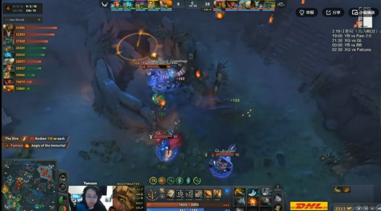 【QY球友会】🎮这BP何意味？Ame风行者被毒狗完克 Yamsun兽王带队 XG 0-1 GL