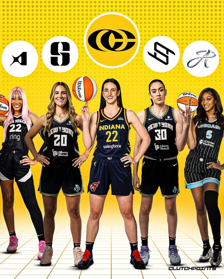 三位Nike系！克拉克/阿贾/斯图尔特等5位拥有签名鞋的WNBA球星