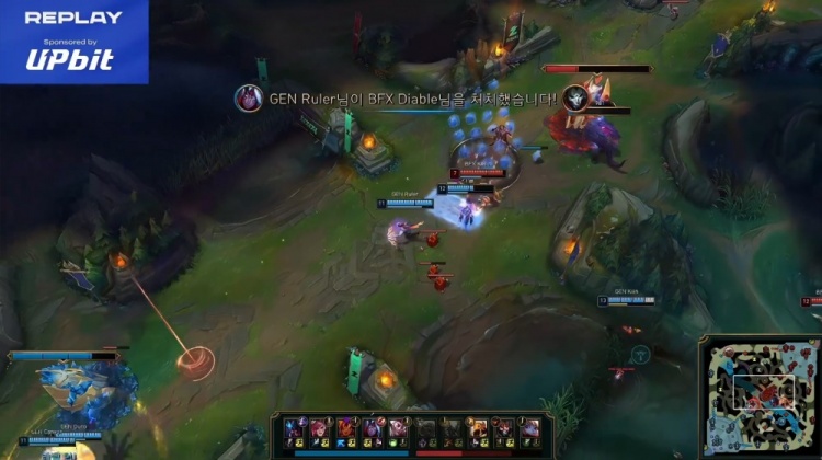 🎮别人家的大哥！Chovy岩雀抬3人 Kiin雷克塞挖穿BFX GEN赢首局