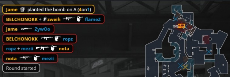 🎮百分百OP胜率的含金量！ropz沙鹰枪枪爆头 小蜜蜂图一赢PV