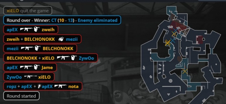 🎮百分百OP胜率的含金量！ropz沙鹰枪枪爆头 小蜜蜂图一赢PV