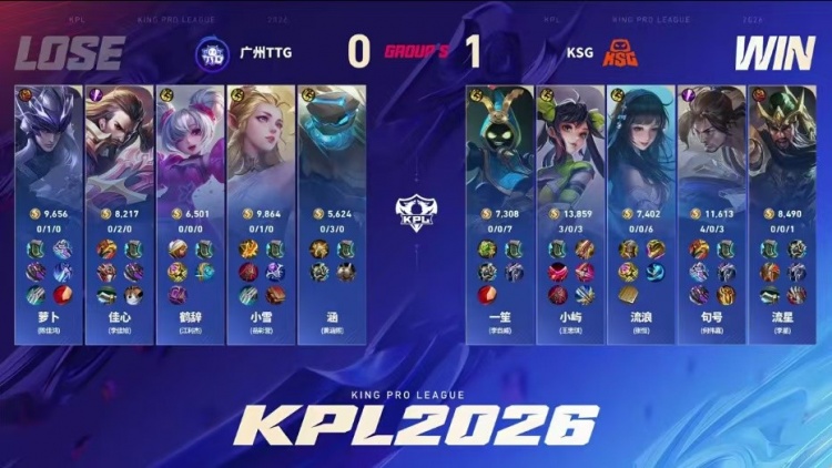 🎮拒绝让二追三！KSG顶住压力拒绝被翻拿下TTG！KSG 3-2 TTG