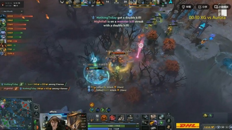 🎮选女王疑问手?Xxs大鱼人中期隐身 lorenof毒龙无解 XG输首局