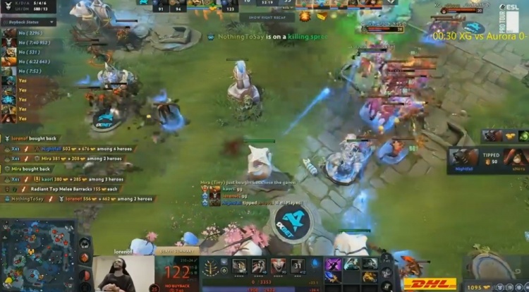 🎮阵容碾压!Xxs朗戈团战端数值压制 四打五也能赢团XG扳平比分