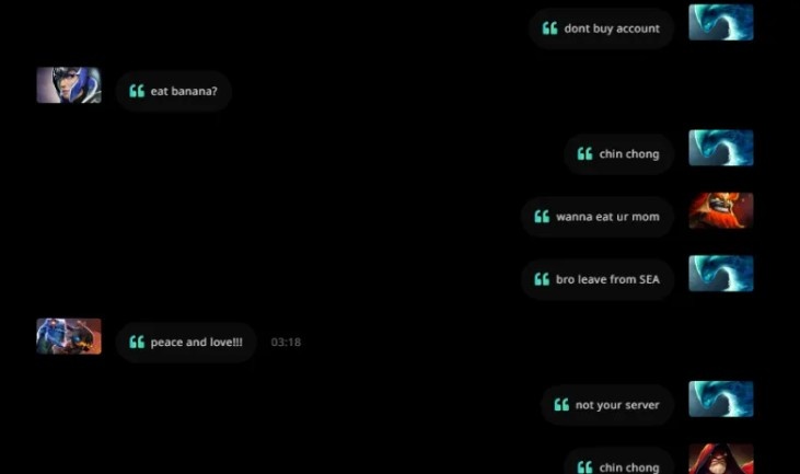 doinb DOTA2东南亚五排主播队认出:遭种族歧视+贴脸嘲讽