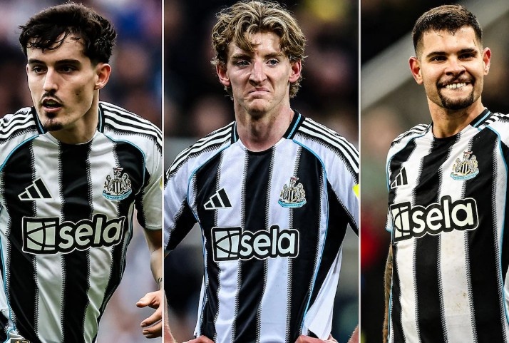 被豪门盯上！电讯报：纽卡为托纳利、戈登和吉马良斯标价1亿镑