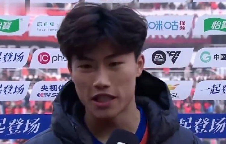 [中国足球]谢文能：我们负战绩所以每场须全力以赴 很高兴打进球队赛季首球(图1)