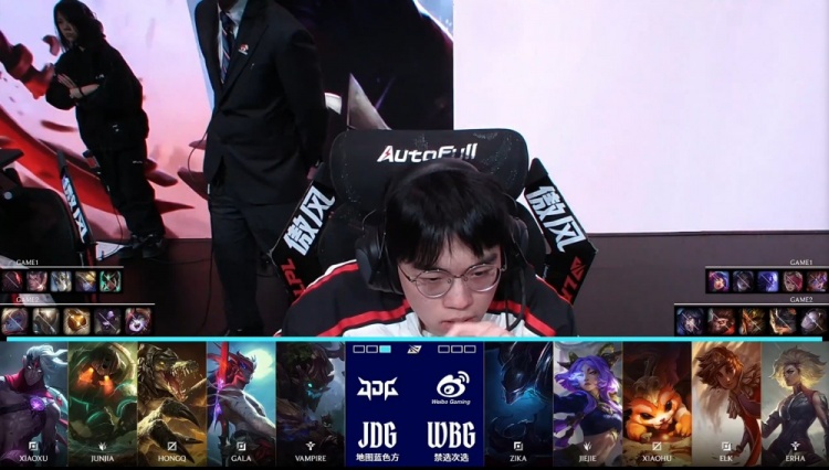 🎮到夏天了？Xiaohu遭HongQ完爆 Junjia节奏行云流水 JDG拿赛点