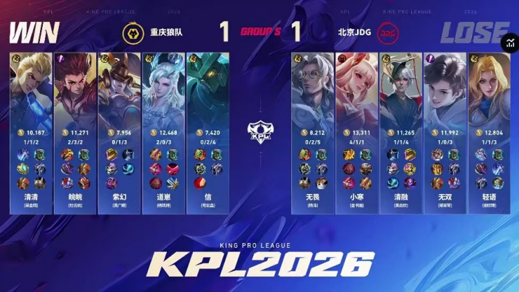 🎮JDG翻盘回敬狼队 JDG初入S组拿下狼队 JDG 3-2 狼队