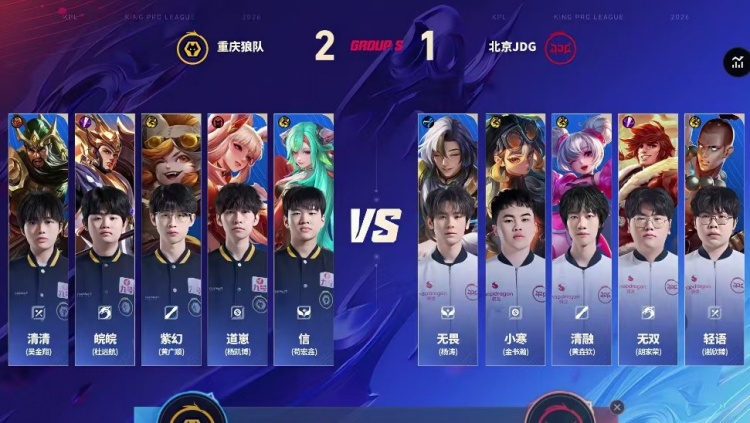 🎮JDG翻盘回敬狼队 JDG初入S组拿下狼队 JDG 3-2 狼队