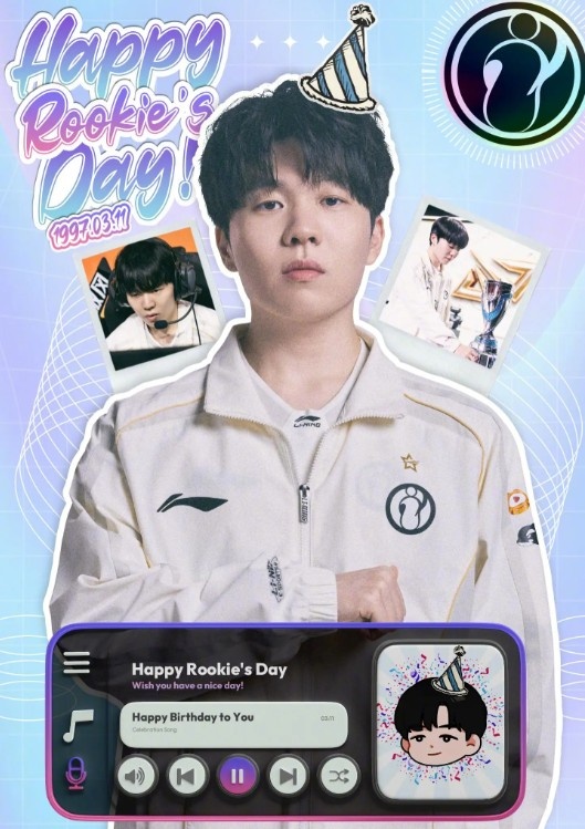 IG为Rookie送上生日祝福：所想皆可成真，所念皆有回音【球盟会】