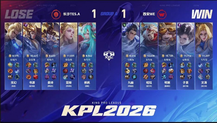 🎮WE尽力而为难取胜利 TES韧性十足逆风翻盘 TES 3-2 WE