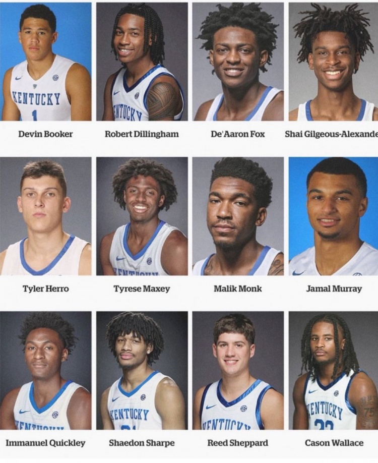 【布克】肯塔基出品后卫猛将如云：SGA 布克 福克斯 马克西 穆雷 谢泼德等(图1)