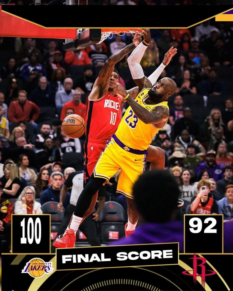 [球迷报道]詹姆斯：在当前生涯阶段 有时完成隔扣和空接扣篮也让我自己惊讶(图1)