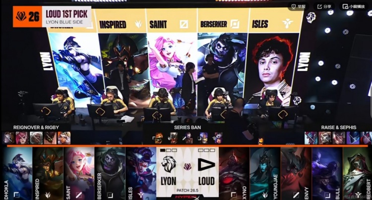 🎮Dhokla后选薇恩遭遇针对 YoungJae剑魔团战爽切LOUD扳平比分【球盟会】