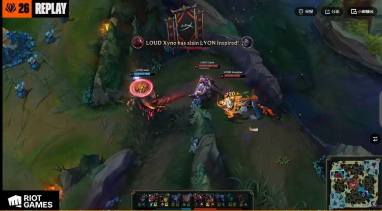 🎮Dhokla后选薇恩遭遇针对 YoungJae剑魔团战爽切LOUD扳平比分【球盟会】