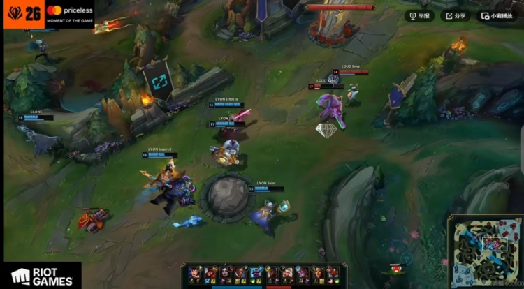 【蜗牛电竞】🎮德玛西亚！Dhokla盖伦单防Redbert牛头 LYON先行拿下赛点