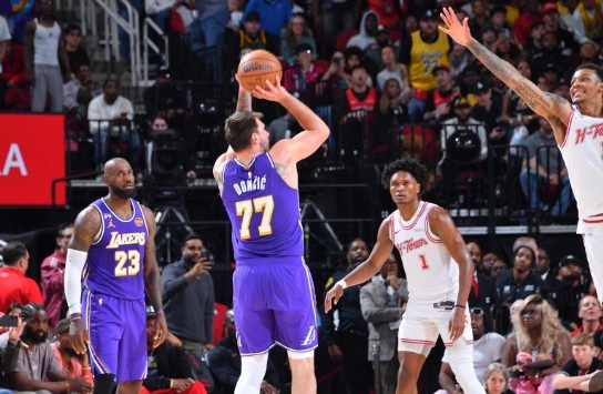 [詹姆斯]湖人再克火箭：卢卡勒布朗，申京杜兰特(图1)