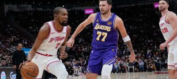 [詹姆斯]湖人再克火箭：卢卡勒布朗，申京杜兰特(图2)