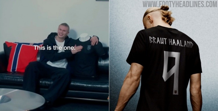 哈兰德出镜！挪威足协对耐克提早曝光挪威的世界杯球衣表达不满