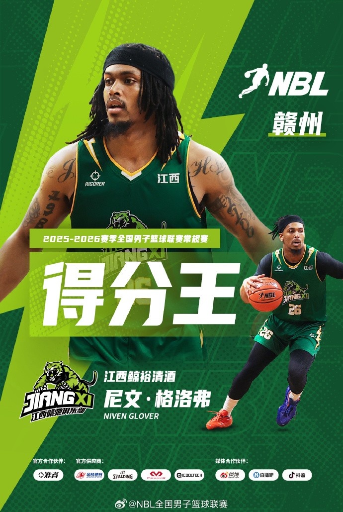 2025-2026赛季NBL常规赛技术统计单项奖出炉！