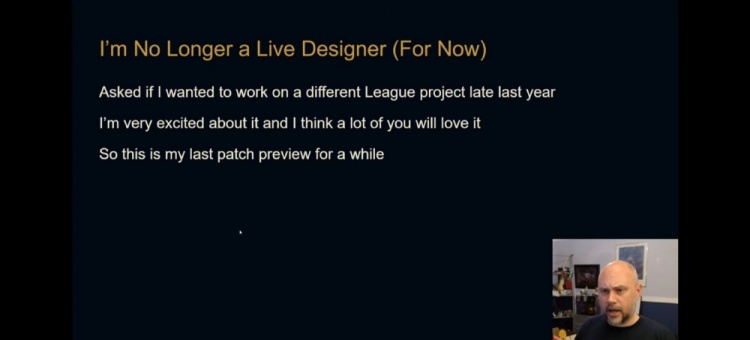 设计师Phreak宣布暂时离开平衡团队:参与另一个LOL相关项目工作【球盟会】