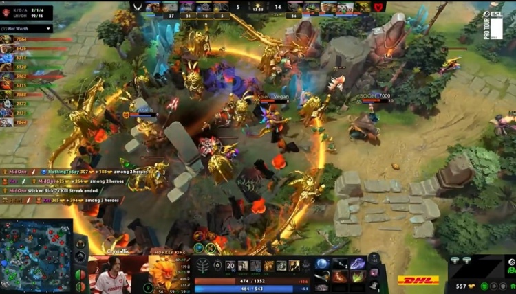 🎮ESL伯明翰：大圣打狗 沙王清场 XG阵容被各个针对 局1被速通【球盟会】