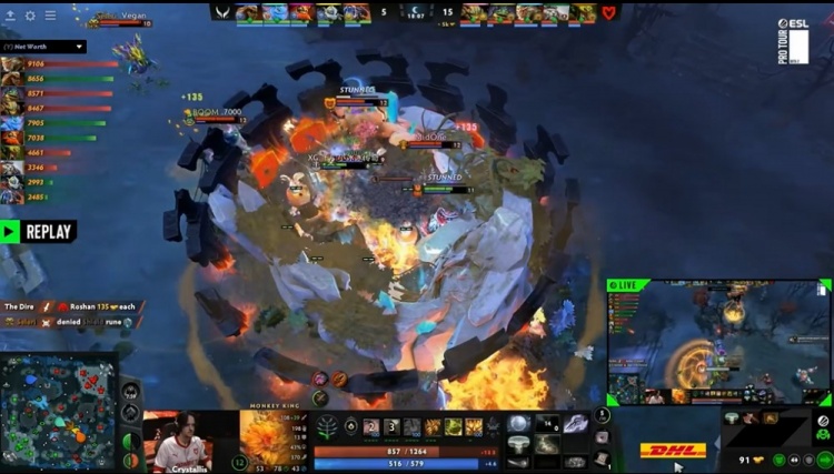 🎮ESL伯明翰：大圣打狗 沙王清场 XG阵容被各个针对 局1被速通【球盟会】