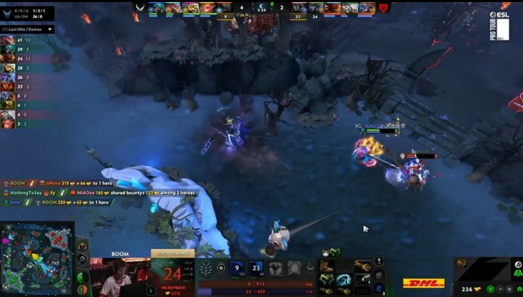 🎮ESL伯明翰：Ame蚂蚁暴击单杀血魔 巨大优势容错充足保住胜局【球盟会】