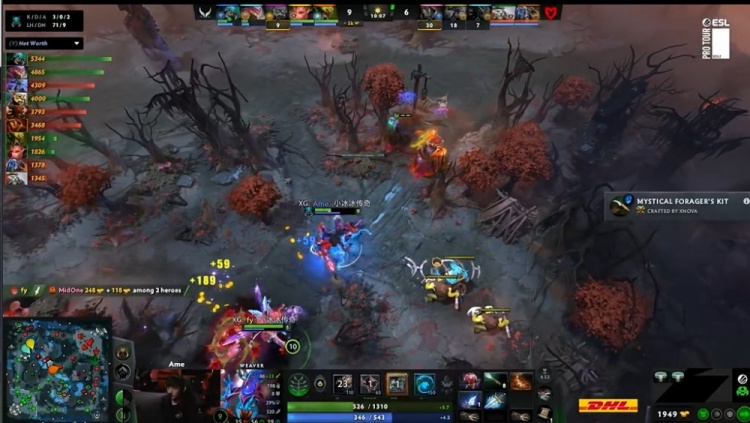 🎮ESL伯明翰：Ame蚂蚁暴击单杀血魔 巨大优势容错充足保住胜局【球盟会】