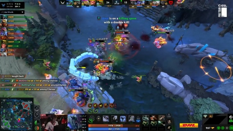 🎮ESL伯明翰：Ame蚂蚁暴击单杀血魔 巨大优势容错充足保住胜局【球盟会】