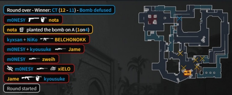 【蜗牛电竞】🎮白忙活!Niko半场0-9遭逮捕 京介25杀燃尽难C PV图一赢猎鹰