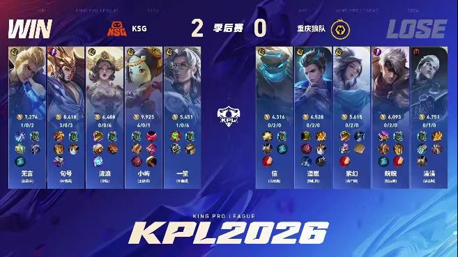 🎮让三追四！狼队奋起直追拿下KSG挺进胜决会师AG 狼队 4-3 KSG【球盟会】