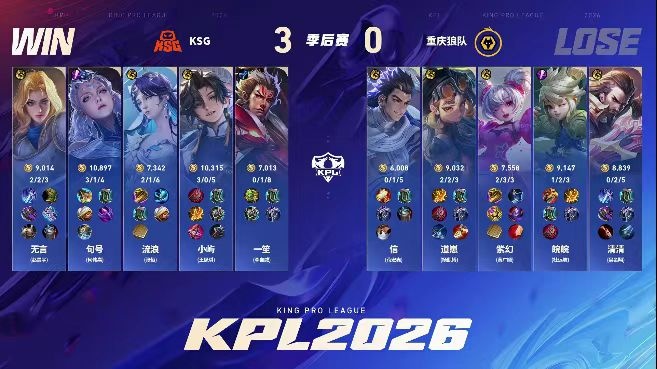🎮让三追四！狼队奋起直追拿下KSG挺进胜决会师AG 狼队 4-3 KSG【球盟会】
