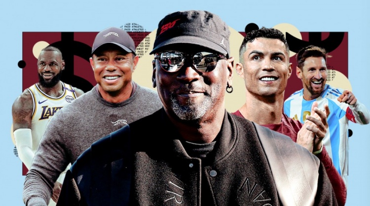  迈克尔·乔丹2025年收入达到2.75亿美元 个人净资产增至45亿美元