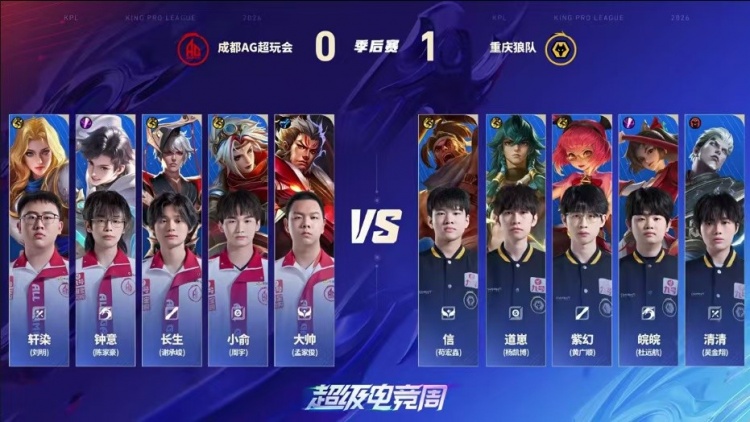 🎮红狼大战 狼队零封AG终结B07对AG连败噩梦 狼队 4-0 AG