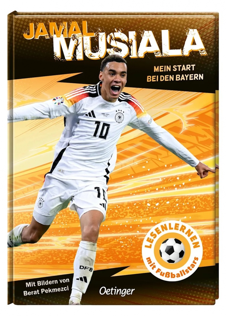 [好看推荐]图片报：穆西亚拉出版两本儿童读物，讲述青少年时期的足球故事(图2)