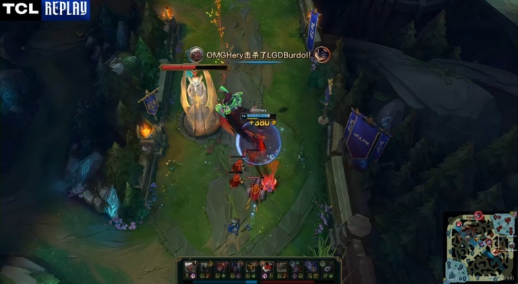 【QY球友会】🎮差距有点大！haichao佐伊随意游龙 送LGD玲珑塔OMG先赢一分