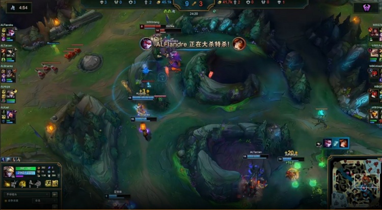 🎮真打不过！Elk女枪毫无存在感 Flandre薇恩团战收割AL击败WBG