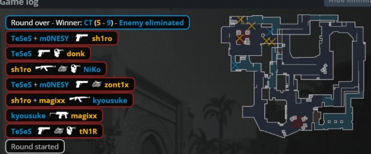 🎮donk打出生涯最差0.3rating 龙哥沙鹰四杀 猎鹰轻松横扫绿龙